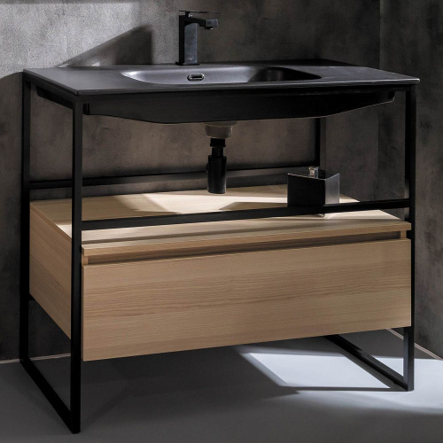 Мебель для ванной Armadi Art Loft 100 light wood, напольная фото 3