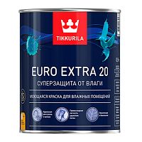 TIKKURILA EURO EXTRA 20 краска моющаяся для влажных помещений, база A (2,7л)