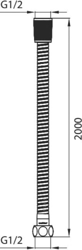 Душевой шланг Milardo 220S200M19 200 см фото 3