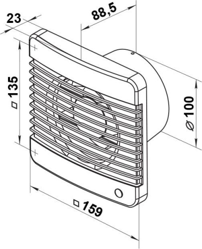 Вытяжной вентилятор Vents 100 МВ фото 4