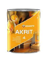 Краска Eskaro Akrit 4 акриловая, для стен и потолков, глубокоматовая 2,85 л