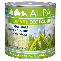 Эмаль для радиаторов Alpa Alpalaque полуматвая белая
