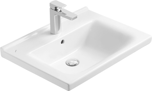 Комплект Унитаз подвесной Gustavsberg Hygienic Flush WWC 5G84HR01 безободковый + Мебель для ванной STWORKI Стокгольм 60 фото 12