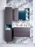 Мебель для ванной Бриклаер Кристалл 80 софт графит