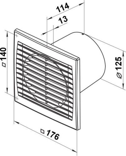 Вытяжной вентилятор Vents 125 СК фото 4