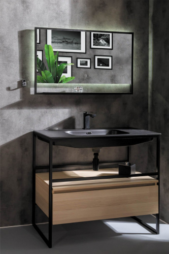 Мебель для ванной Armadi Art Loft 100 light wood, напольная фото 2