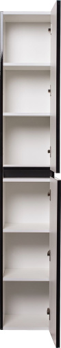 Шкаф-пенал Style Line Даймонд Люкс Plus подвесной, черный фото 2