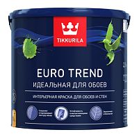 TIKKURILA EURO TREND краска интерьерная для обоев и стен, база C (9л)
