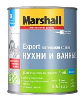 Краска для кухни и ванной латексная Marshall матовая база BC 0,9 л.