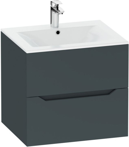 Мебель для ванной AM.PM Tender 60 подвесная, графит + Сертификат AM.PM на 30 дней подписки на медиасервис фото 8