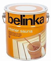 Лак Belinka Interier Sauna акриловый, термостойкое покрытие для сауны