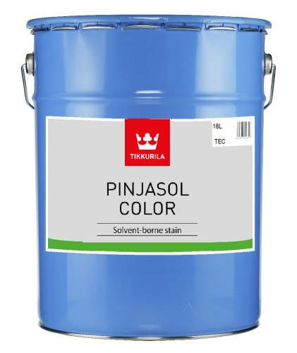 Tikkurila Pinjasol Color / Тиккурила Пиньясол Колор профессиональный лессирующий колеруемый полупрозрачный антисептик