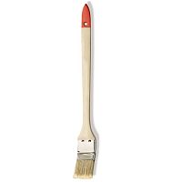 COLOR EXPERT 81676502 кисть радиаторная угловая, светлая, смешанная щетина, деревянная ручка (65мм)