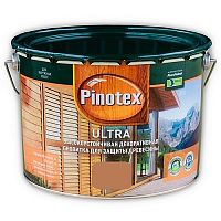 Пропитка декоративная для защиты древесины Pinotex Ultra AWB полуглянцевая сосна 9 л.