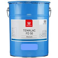 Краска Тиккурила Индастриал «Темалак ФД 50» (Temalac FD 50) алкидная полуглянцевая (9л) База TCL «Tikkurila Industrial»
