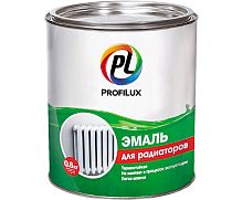 Эмаль для радиаторов акриловая Profilux Professional глянцевая белая 0,9 кг.