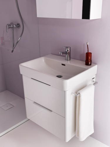 Мебель для ванной Laufen Base 4.0223.2.110.261.1 белая глянцевая фото 2