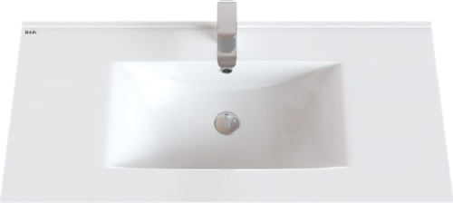 Мебель для ванной IDDIS Oxford 100, напольная, белая фото 12