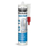 CERESIT CS 15 SANITARY герметик санитарный силиконовый, ,белый (280мл)