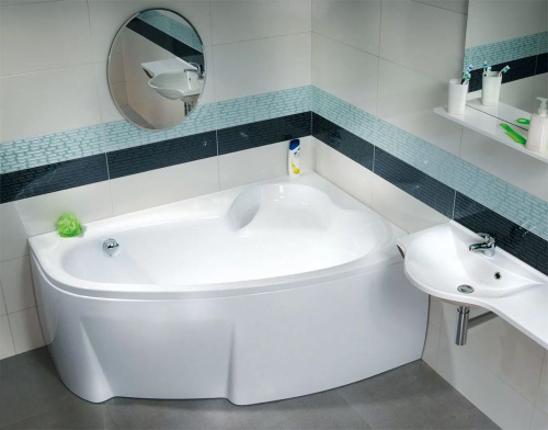 Акриловая ванна Ravak Asymmetric 150x100 R с ножками фото 2