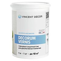 VINCENT DECOR DECORUM VERNIS защитный лак для декоративных покрытий, глянцевый (2,5л)