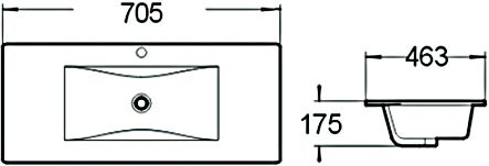 8 700 руб. Раковина SantiLine SL-2102 70 фото 2 Раковина SantiLine SL-2102 70 фото 2
