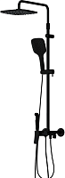 Душевая стойка Damixa Apollo DX220920300 с гигиеническим душем, черная
