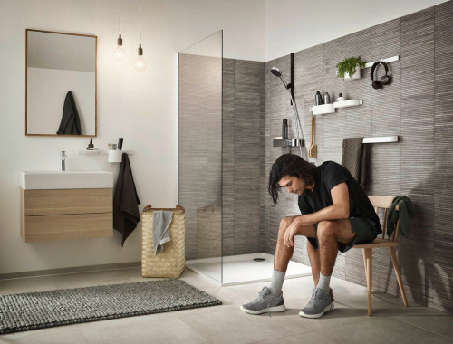 Душевая лейка Hansgrohe Pulsify 105 3jet 24100000 хром фото 5