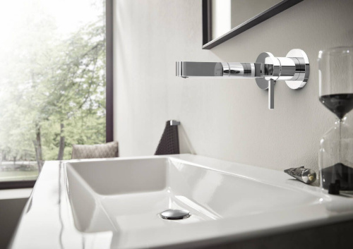 Смеситель Hansgrohe Finoris 76051000 для раковины, хром фото 2