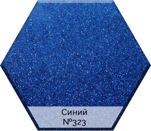 Мойка кухонная AquaGranitEx M-27 синяя фото 2