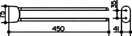 Полотенцедержатель Keuco Elegance new 11618 двойной фото 5 Полотенцедержатель Keuco Elegance new 11618 двойной фото 5