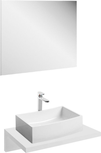 Мебель для ванной Ravak столешница L 80 белая фото 2