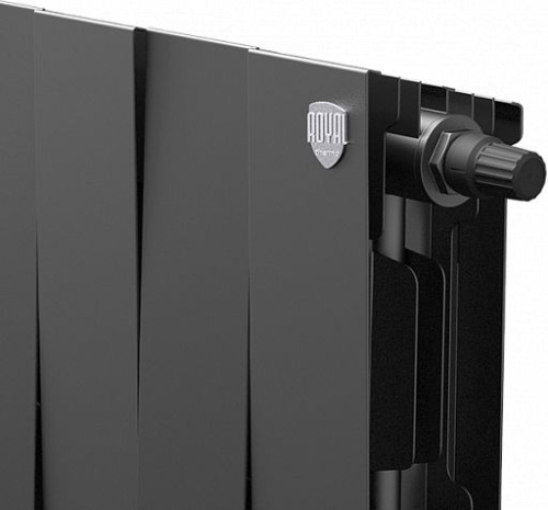 Радиатор биметаллический Royal Thermo Piano Forte 200 VD noir sable, 10 секций фото 3