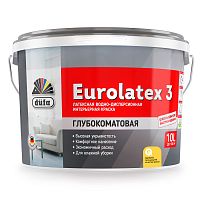 Краска для стен и потолков водно-дисперсионная Dufa Retail Eurolatex 7 матовая 10 л.