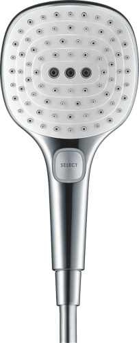 Душевой гарнитур Hansgrohe Raindance Select E 26700400 белый - хром фото 2