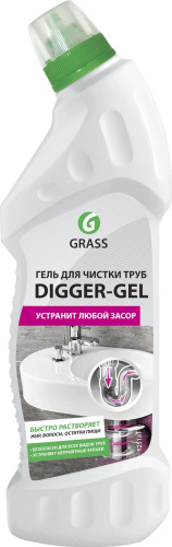 Средство для прочистки труб Grass Digger-Gel 750 мл