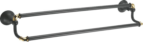 Полотенцедержатель Fixsen Luksor FX-71602B двойной Полотенцедержатель Fixsen Luksor FX-71602B двойной