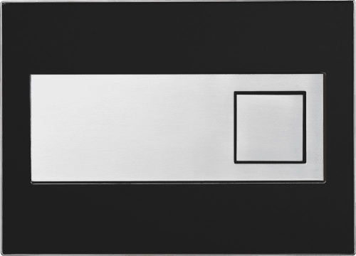 Система инсталляции для унитазов Pestan Fluenta 40006356 + 40006366 с кнопкой смыва, черный фото 2