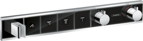 Термостат Hansgrohe RainSelect 15357600 для душа, черный - хром