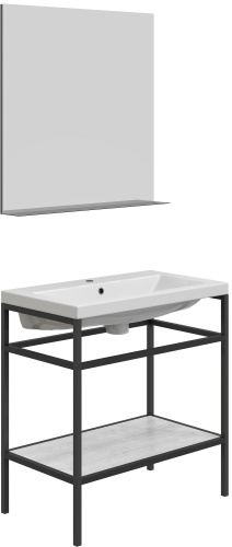 Мебель для ванной DIWO Смоленск 80 с раковиной Como 80 фото 2