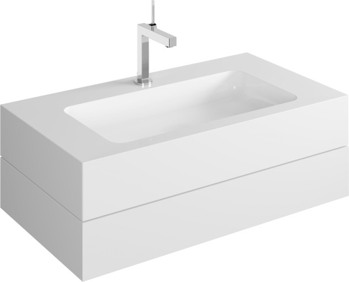 Мебель для ванной Keuco Edition 300 белая, 95 см фото 4