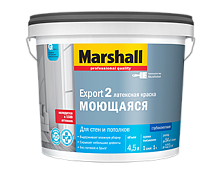 Краска Marshall Export-2 латексная, для стен и потолков, глубокоматовая