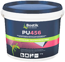 Клей для напольных покрытий полиуретановый универсальный Bostik 2K PU 456 бежевый 6 кг.