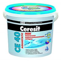 Затирка для швов Ceresit СЕ 40 Aquastatic роса 2 кг