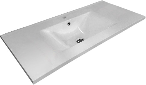 Мебель для ванной Sanvit Кубэ-3 100 белый глянец фото 3