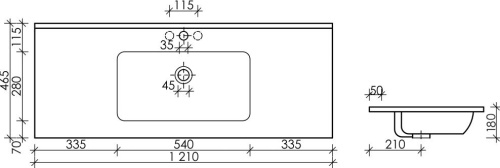 Раковина Ceramica Nova Element CN7006 фото 2