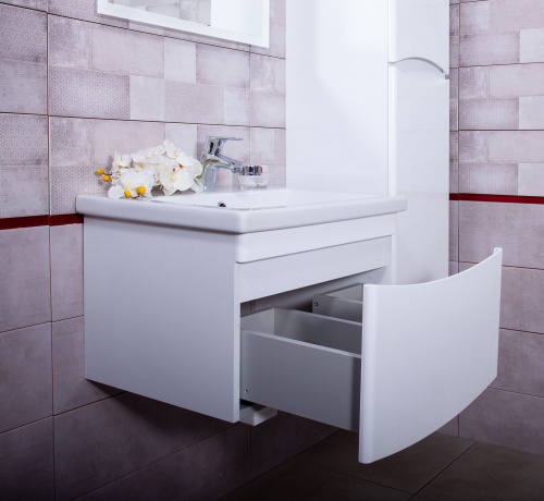 Мебель для ванной Бриклаер Вега 60 белая фото 7