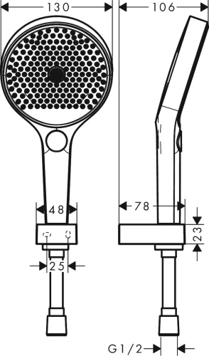 Душевой гарнитур Hansgrohe Rainfinity 26852700 фото 12