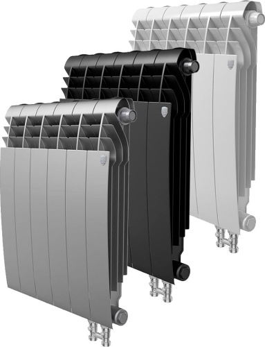 Радиатор биметаллический Royal Thermo BiLiner 500 Silver Satin VR, 6 секций фото 2