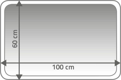 Коврик Ridder Penny 7212302 розовый, 60х100 фото 3